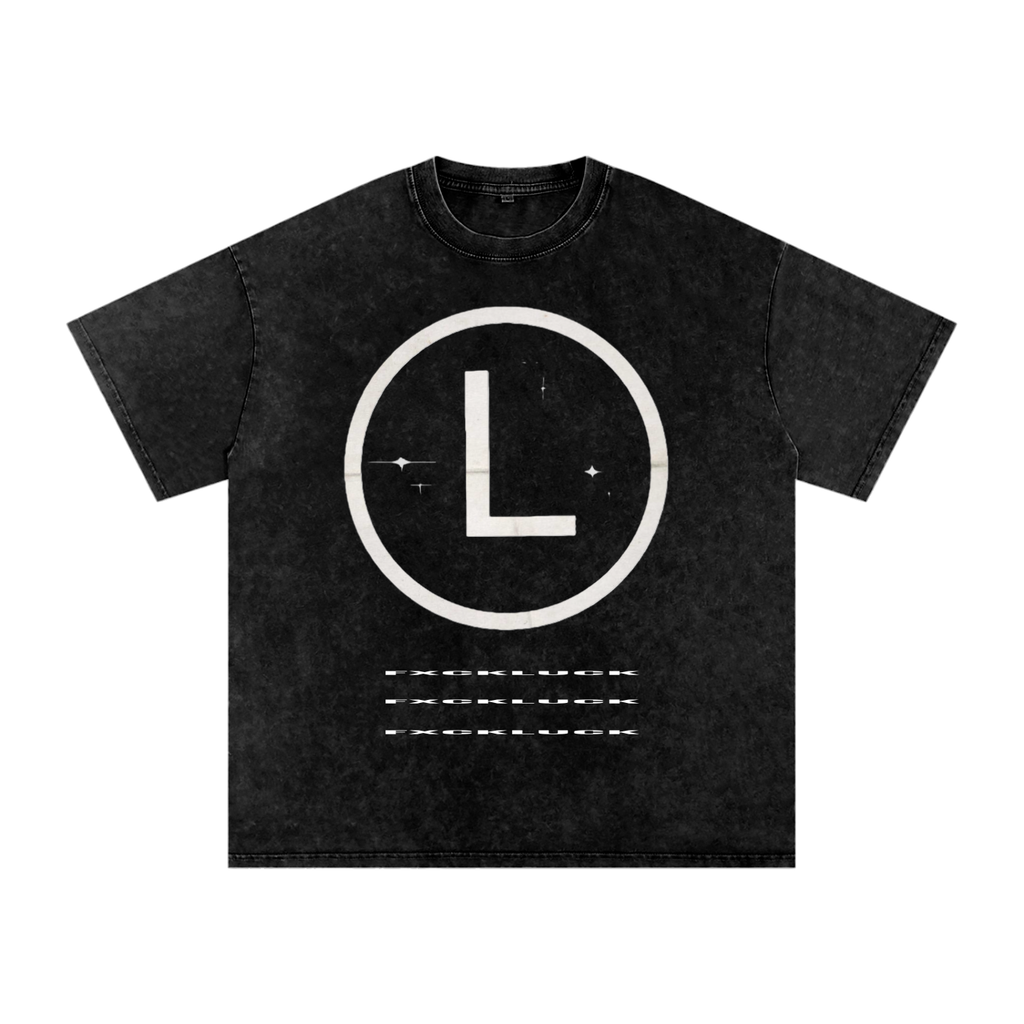 "FXCKLUCK" OVERSIZED TEE