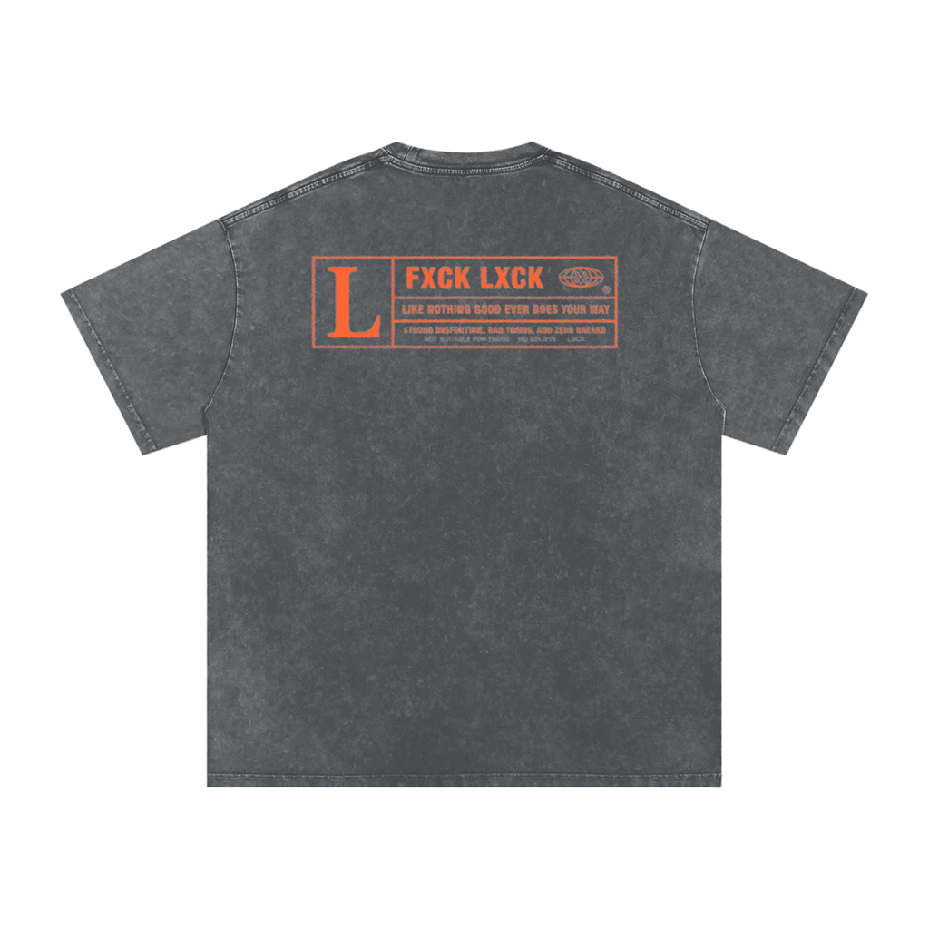 REVERSE "FXCKLXCK" OVERSIZED TEE